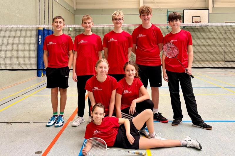 Bild Kindermannschaft Badminton
